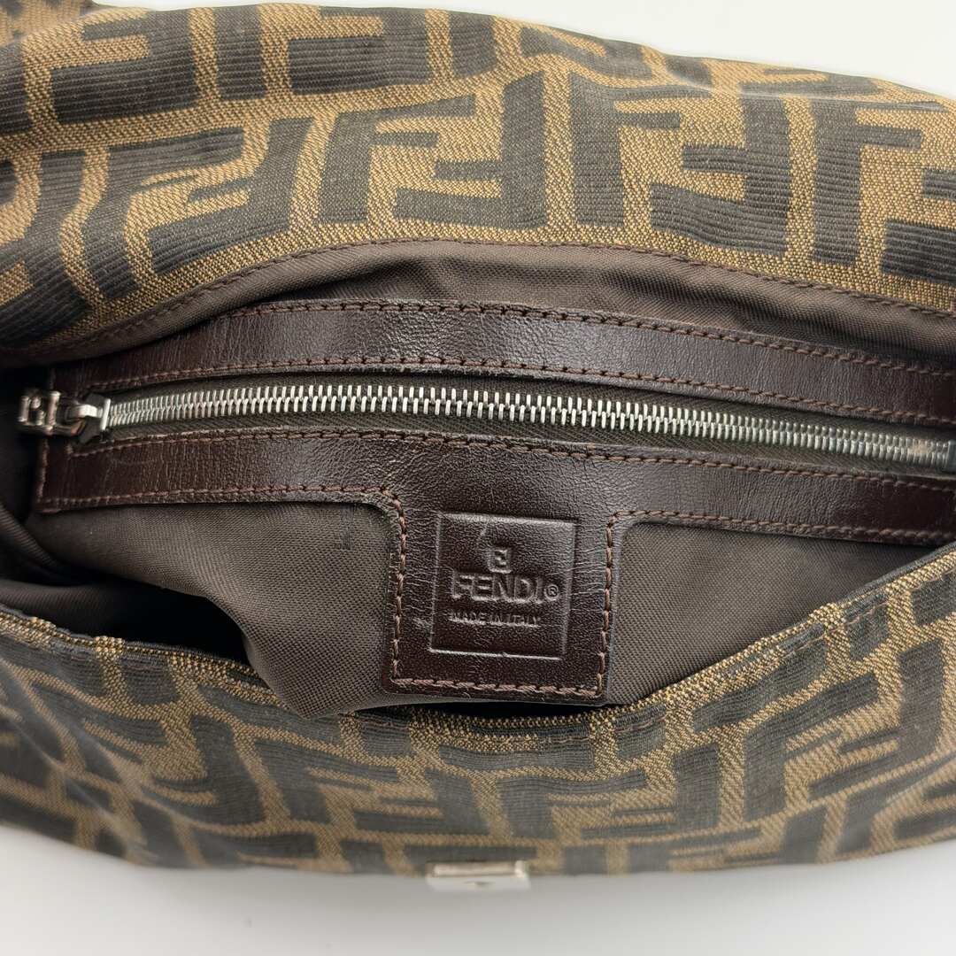 Fendi Mamma Baguette Zucca Shoulder Bag