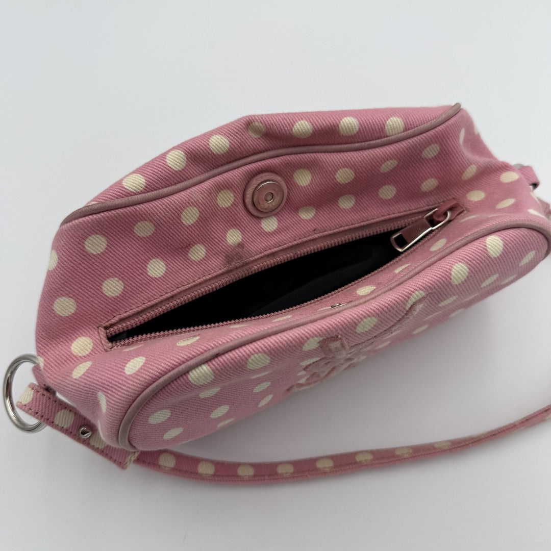 YSL Polka Dot Pink Mini Shoulder Bag