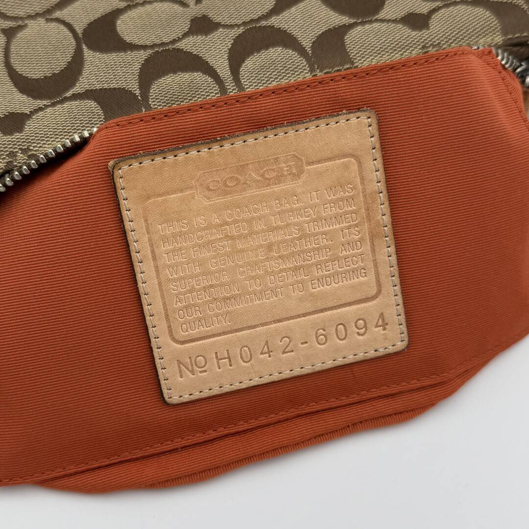 Coach Signature Demi Tan Shoulder Bag