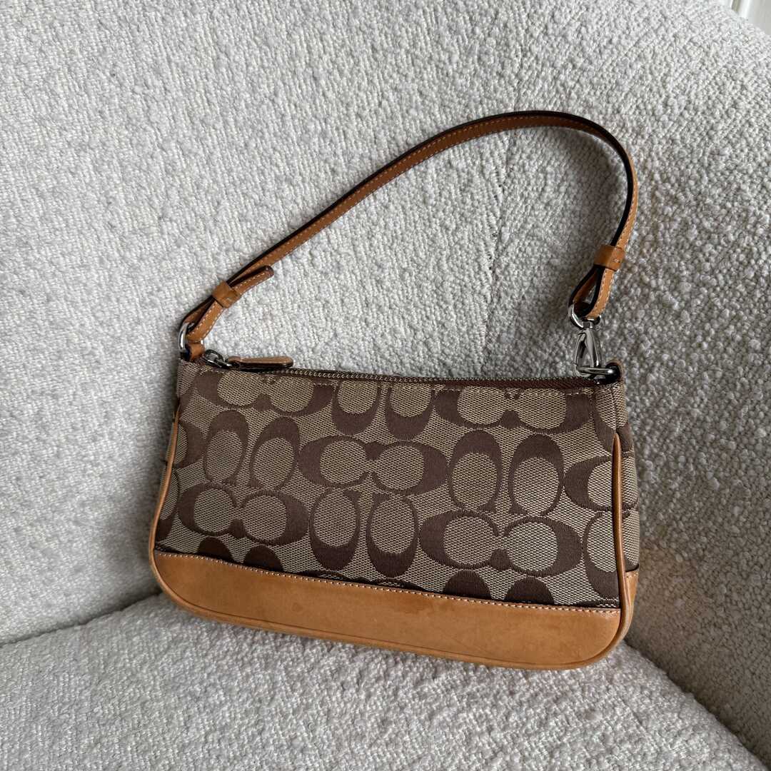 Coach Signature Demi Tan Shoulder Bag