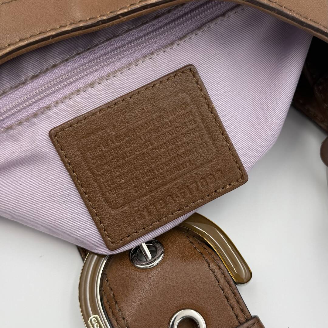 Coach Soho Hobo Leather Brown Shoulder Bag