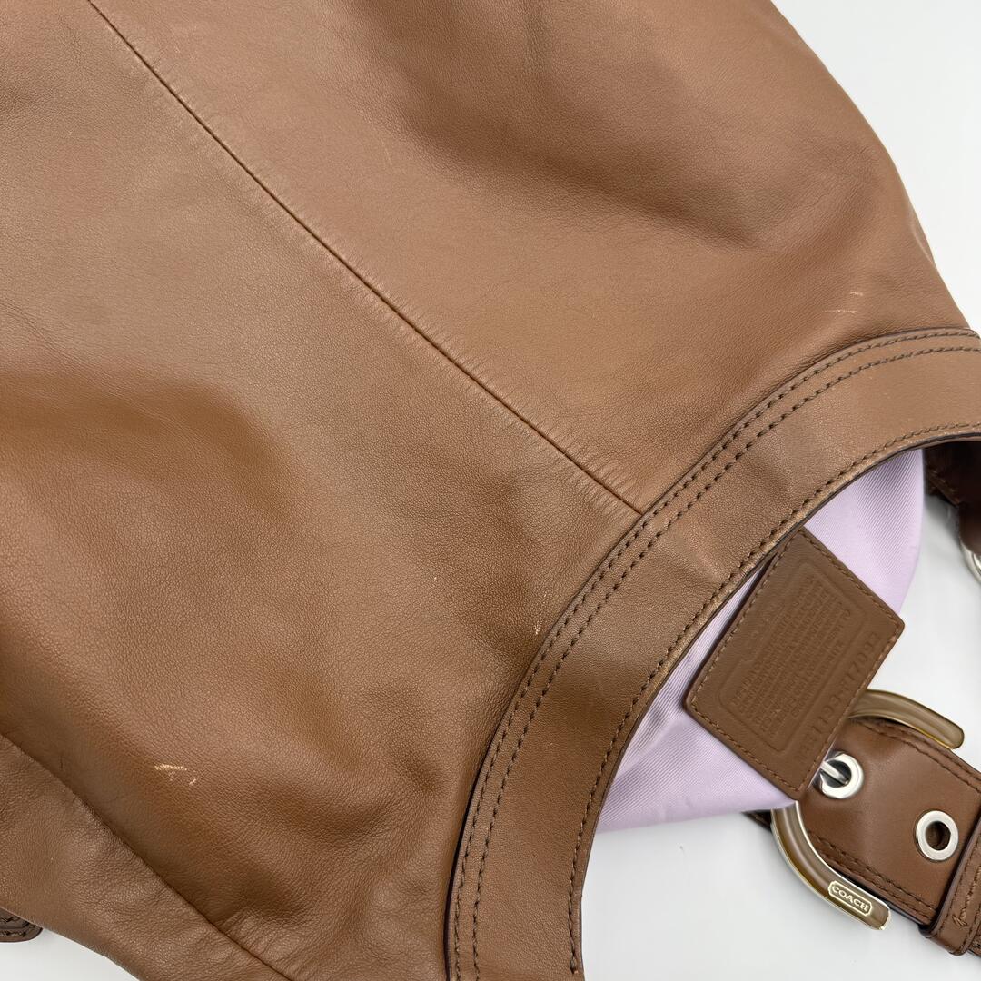 Coach Soho Hobo Leather Brown Shoulder Bag