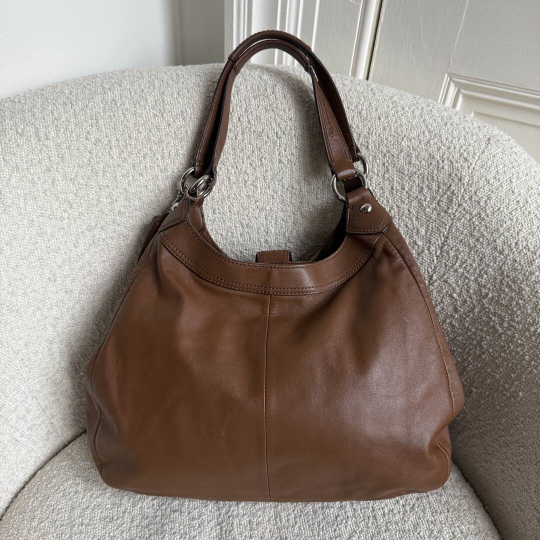 Coach Soho Hobo Leather Brown Shoulder Bag