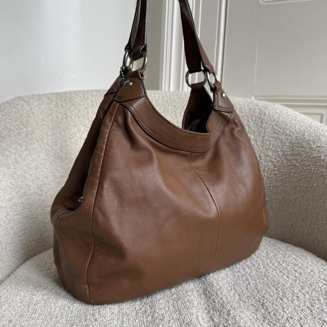 Coach Soho Hobo Leather Brown Shoulder Bag