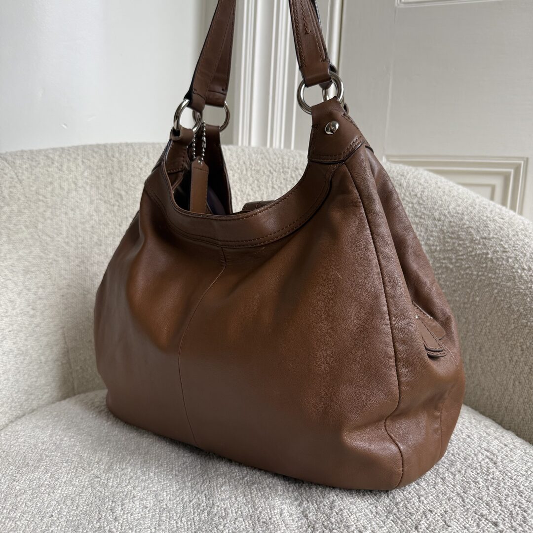 Coach Soho Hobo Leather Brown Shoulder Bag
