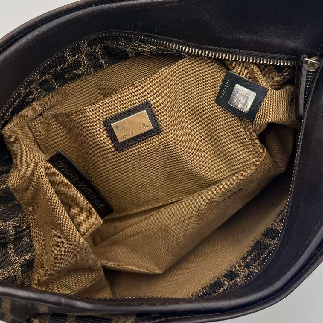 Fendi Zucca Canvas Chef Brown Tote Bag