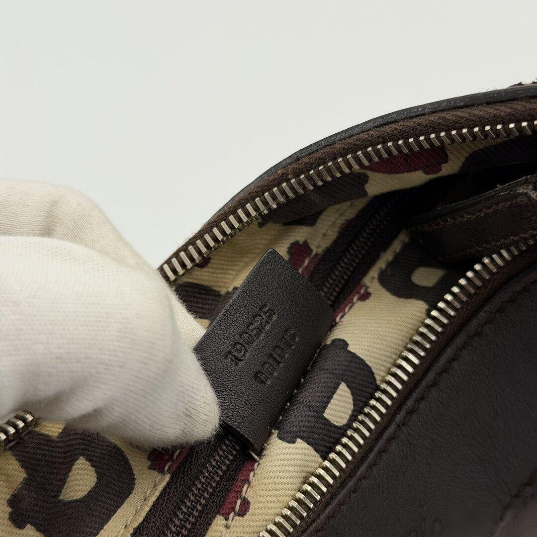 Gucci Guccissima Abbey Brown Shoulder Bag