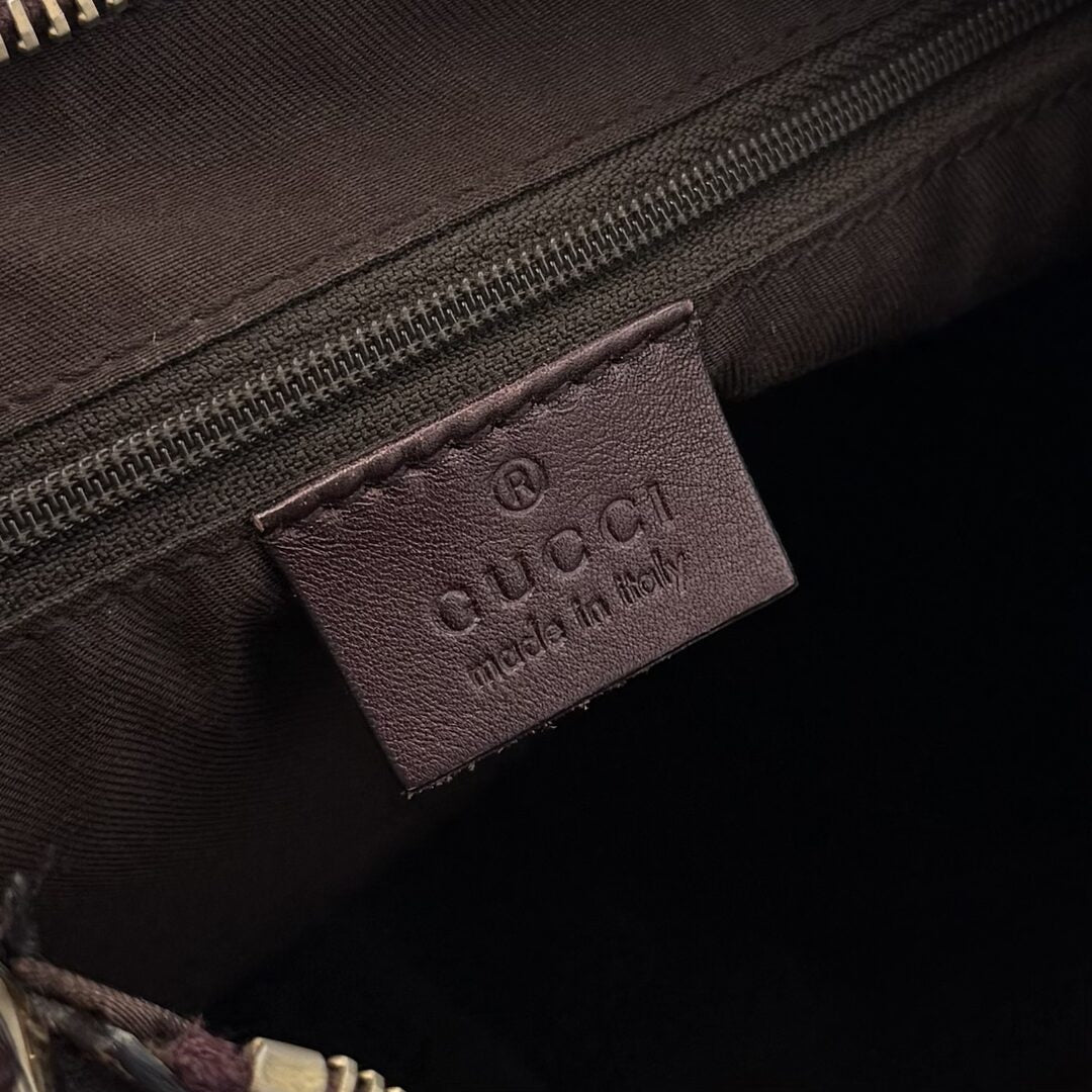 Gucci Guccissima Abbey Brown Shoulder Bag