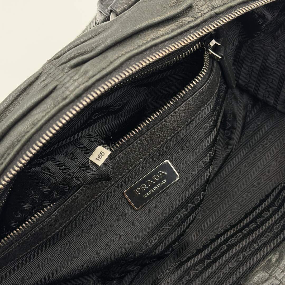 Prada Tessuto Nylon Gaufre Black Handbag