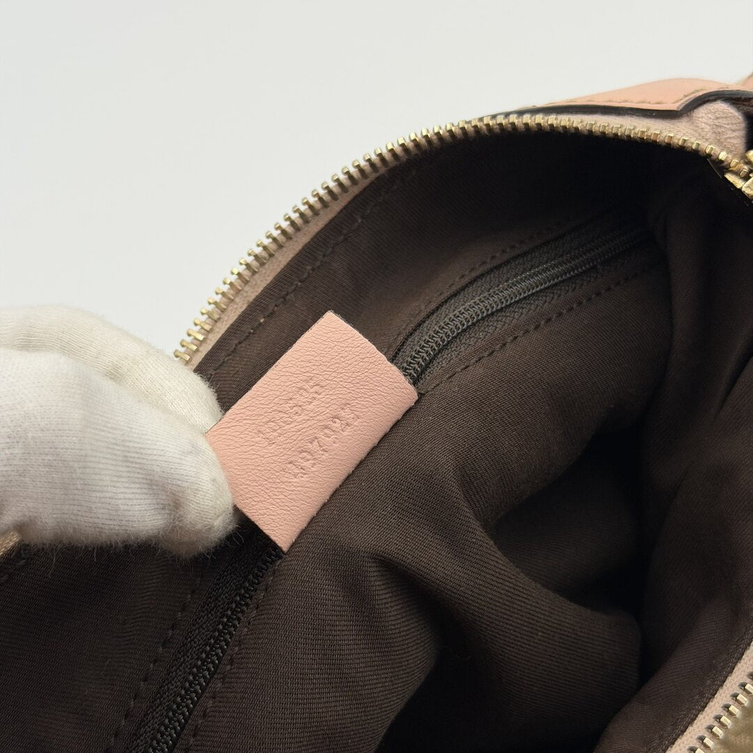 Gucci GG Canvas Abbey Pink Shoulder Bag