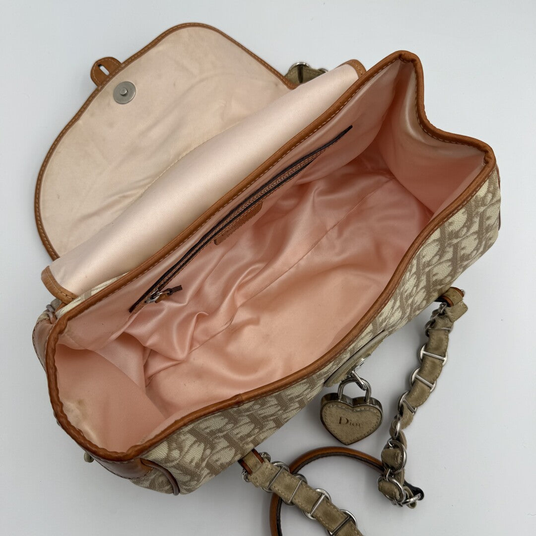 Dior Romantique Trotter Cream Shoulder Bag