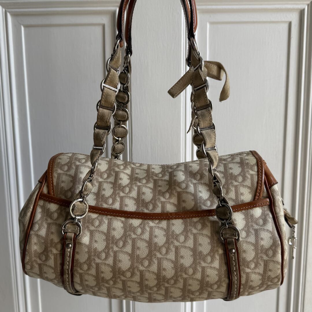 Dior Romantique Trotter Cream Shoulder Bag