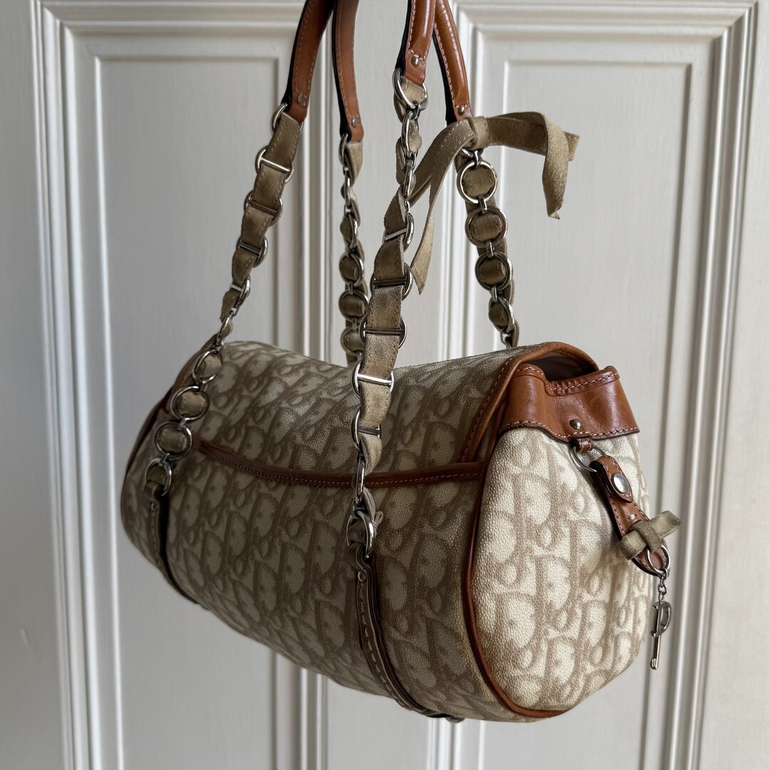 Dior Romantique Trotter Cream Shoulder Bag