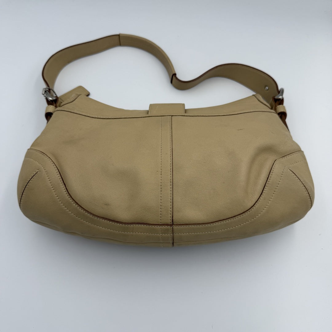 Coach Soho Leather Butter Yellow Shoulder Bag