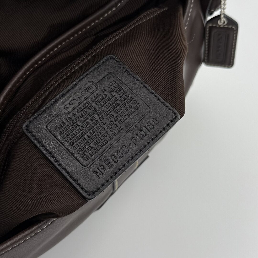 Coach Mini Soho Leather Dark Brown Shoulder Bag