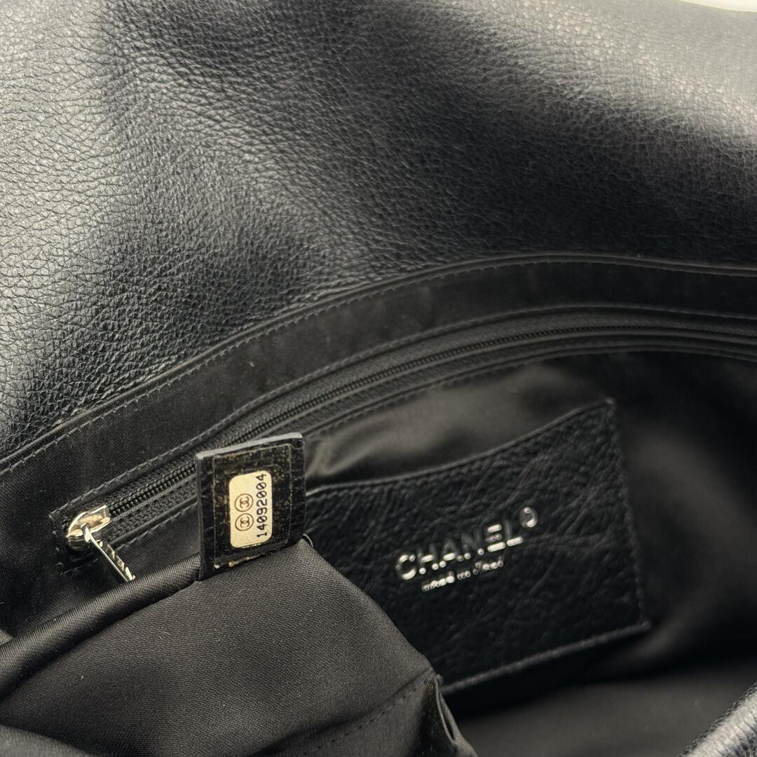2010 Chanel On the Road Black Flap Shoulder Bag