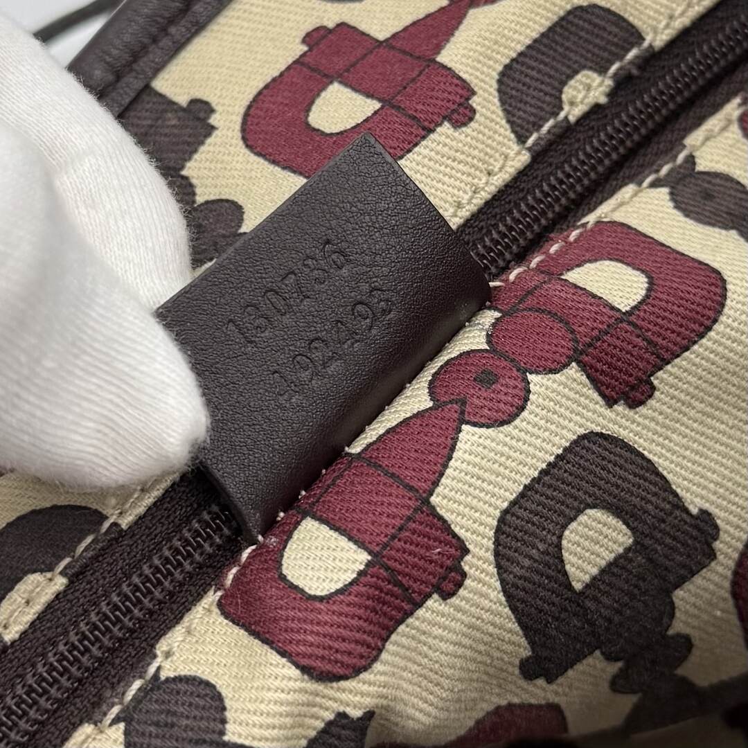 Gucci Guccissima Abbey Leather Brown Tote Bag