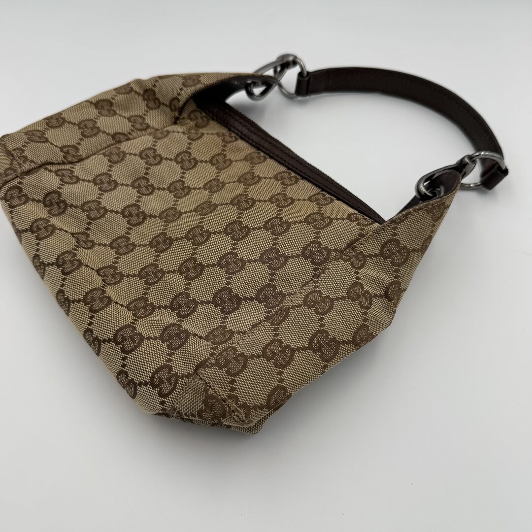 Gucci GG Canvas Brown Mini Shoulder Bag