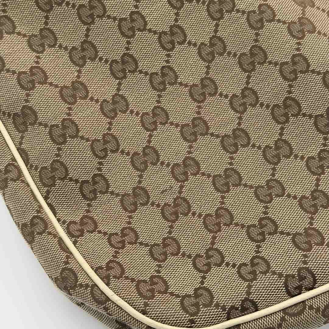 Gucci GG Canvas White Shoulder Bag