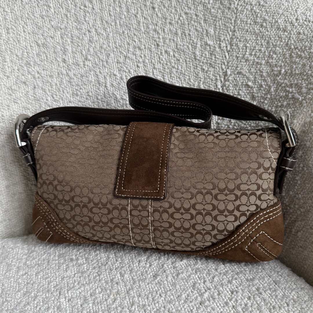 Coach Signature Mini Soho Brown Shoulder Bag