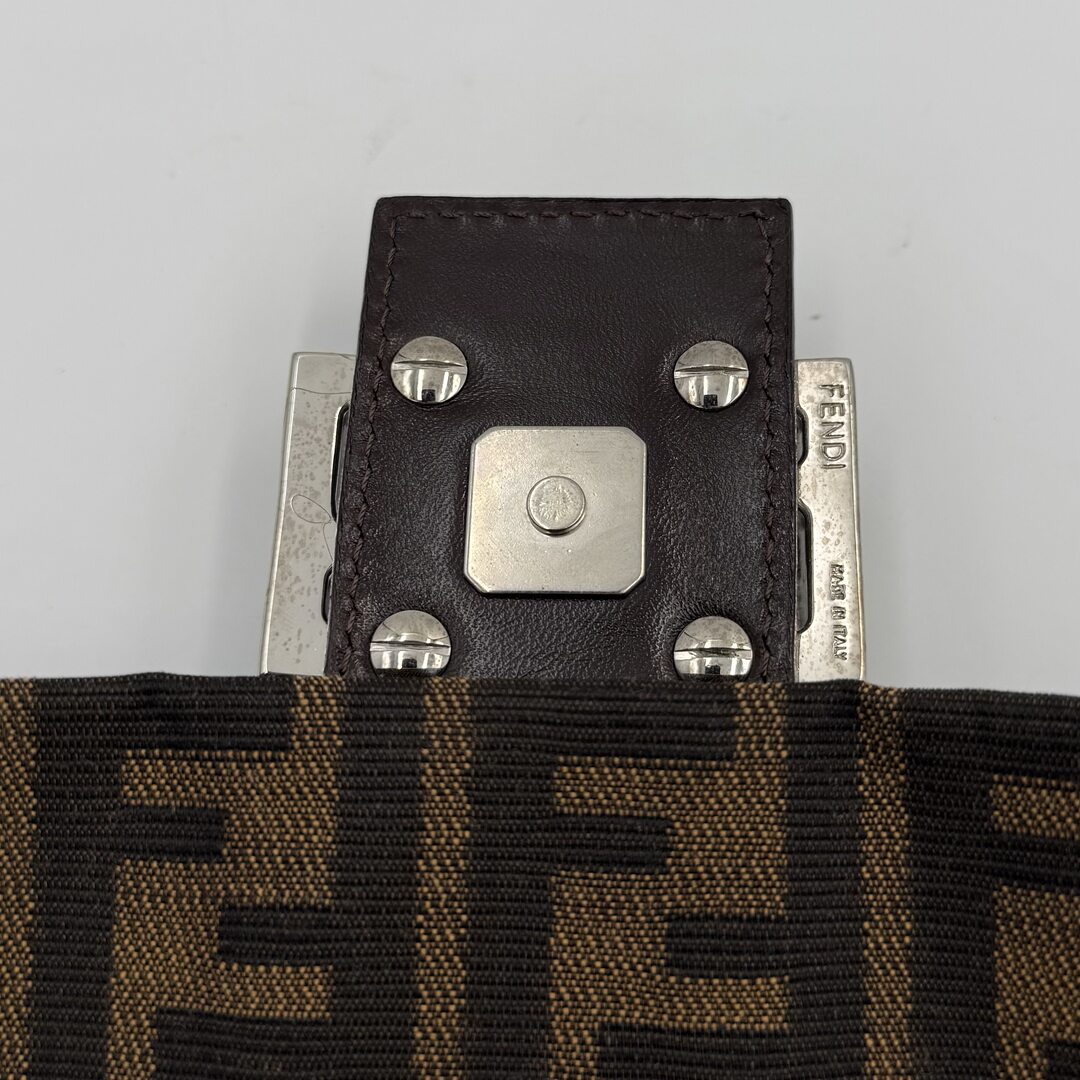Fendi Mamma Baguette Zucca Shoulder Bag