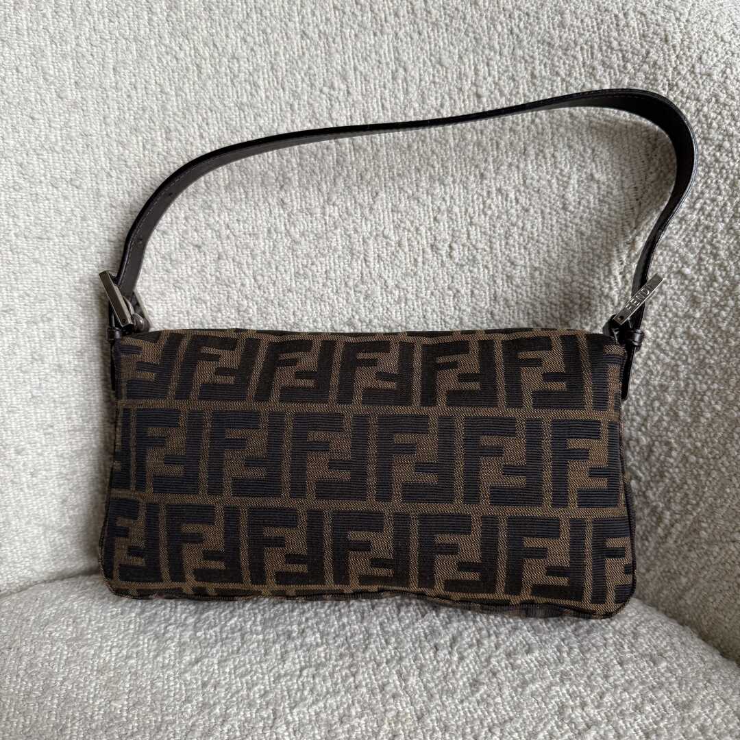 Fendi Mamma Baguette Zucca Shoulder Bag