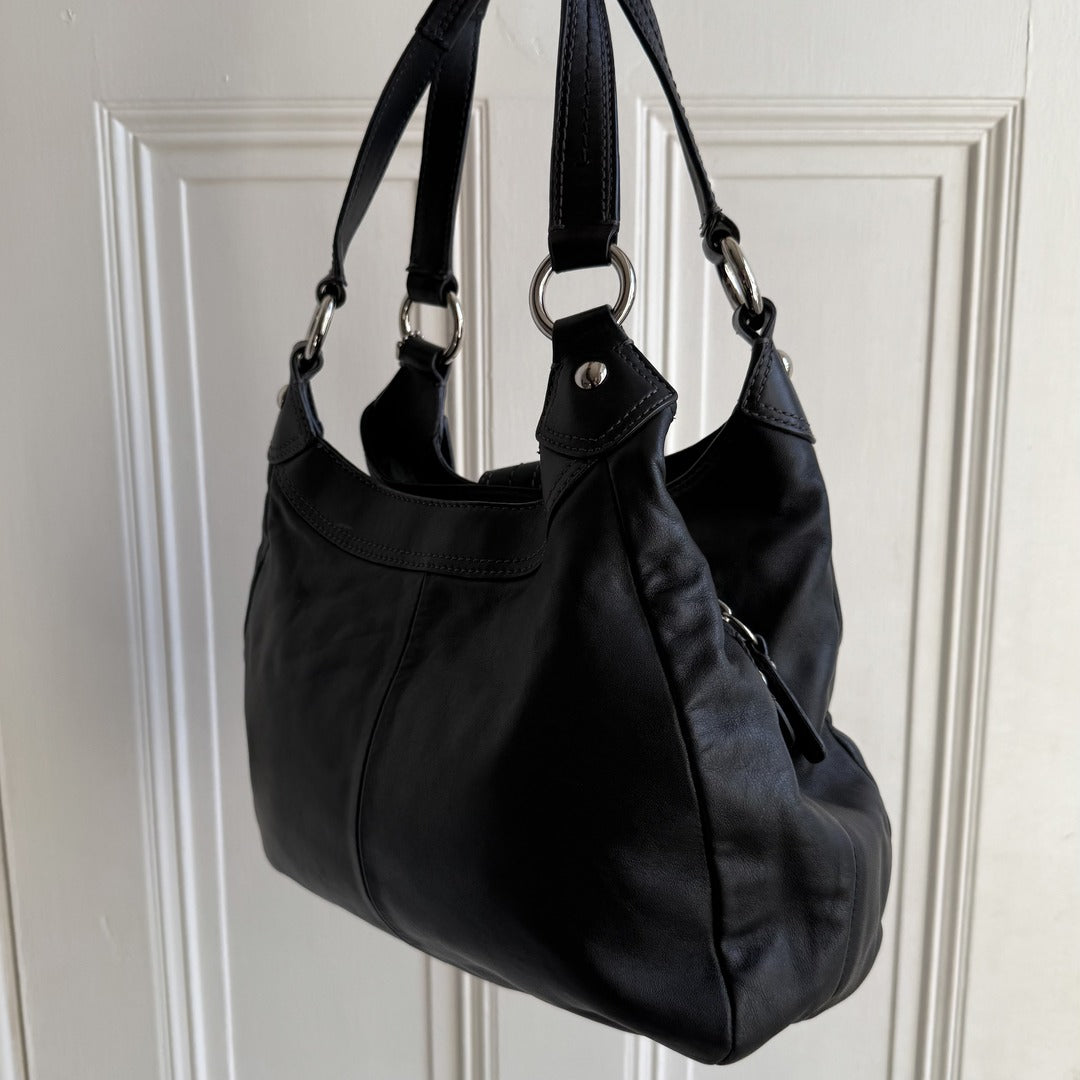 Coach Soho Hobo Leather Black Shoulder Bag