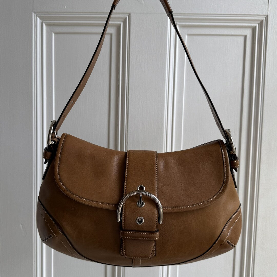 Coach Soho Leather Brown Shoulder Bag