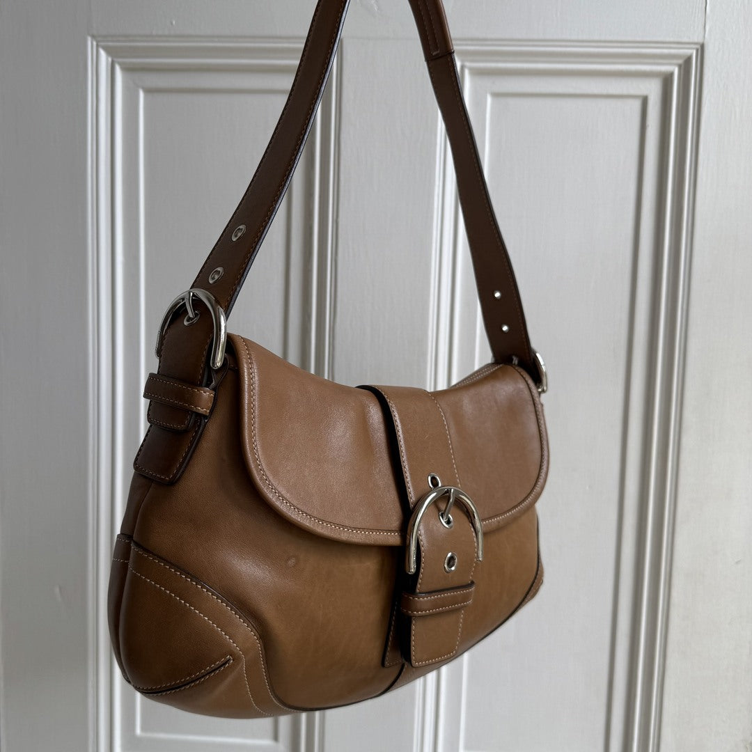 Coach Soho Leather Brown Shoulder Bag
