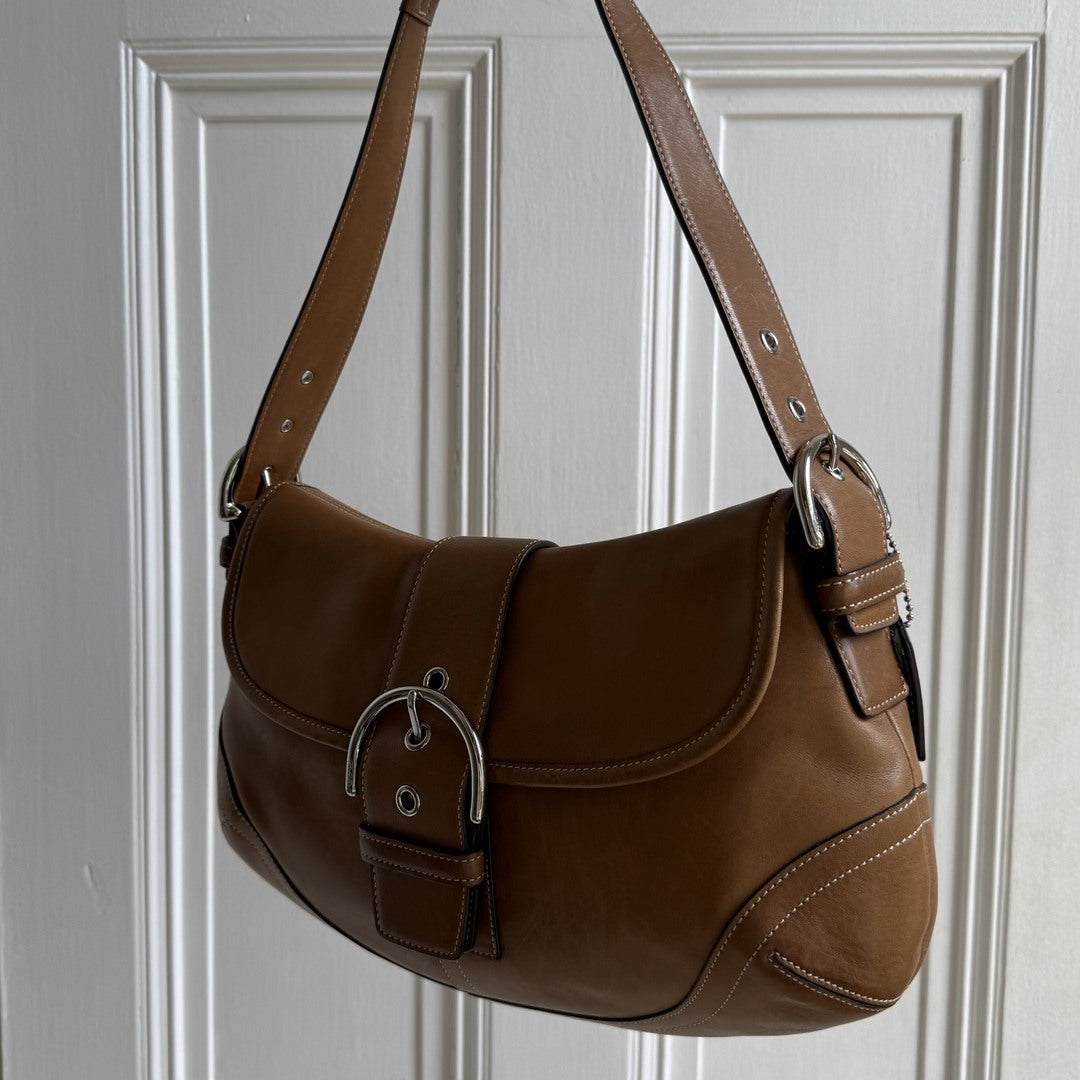 Coach Soho Leather Brown Shoulder Bag