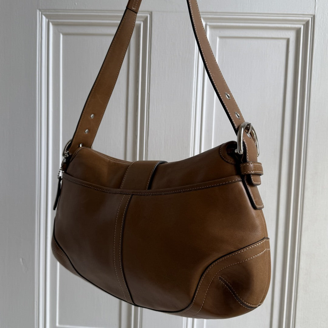 Coach Soho Leather Brown Shoulder Bag