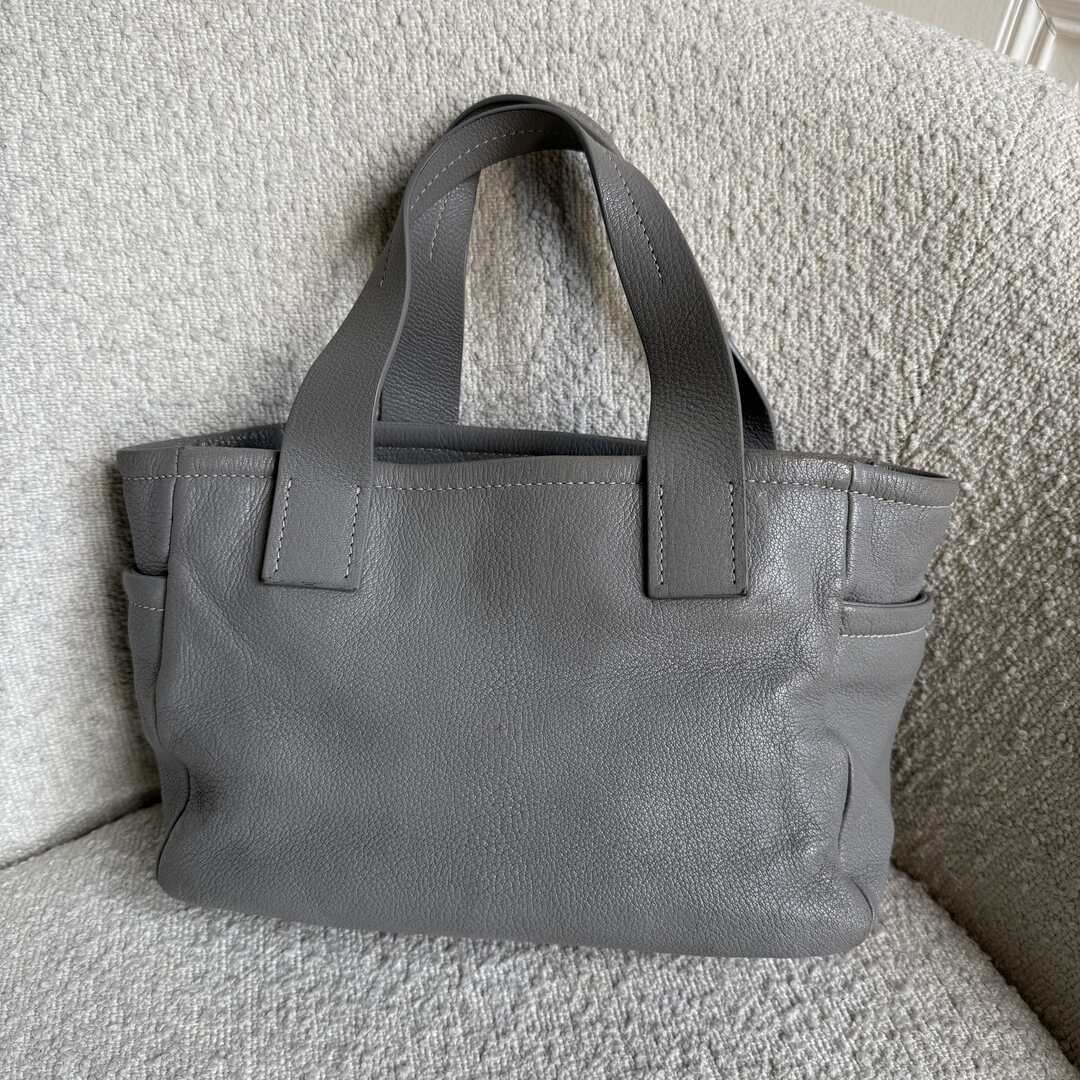 Miu Miu Grey Leather Handbag