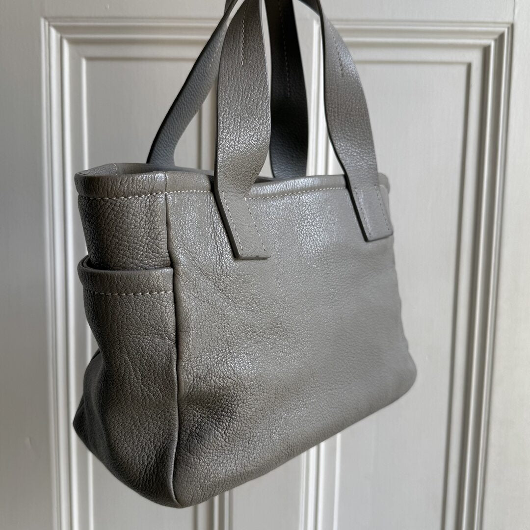 Miu Miu Grey Leather Handbag