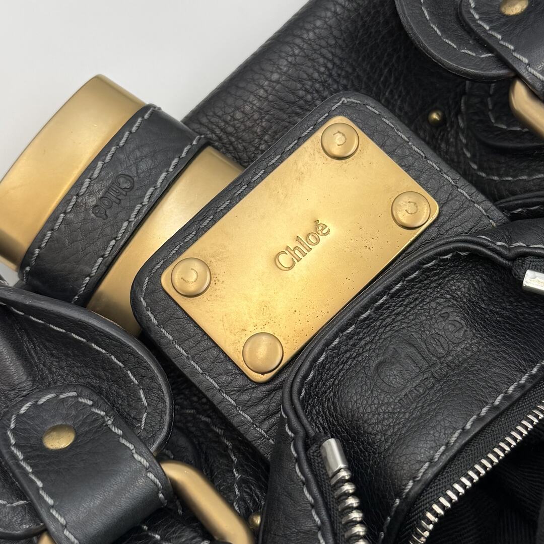 Chloe Paddington Leather Black Handbag