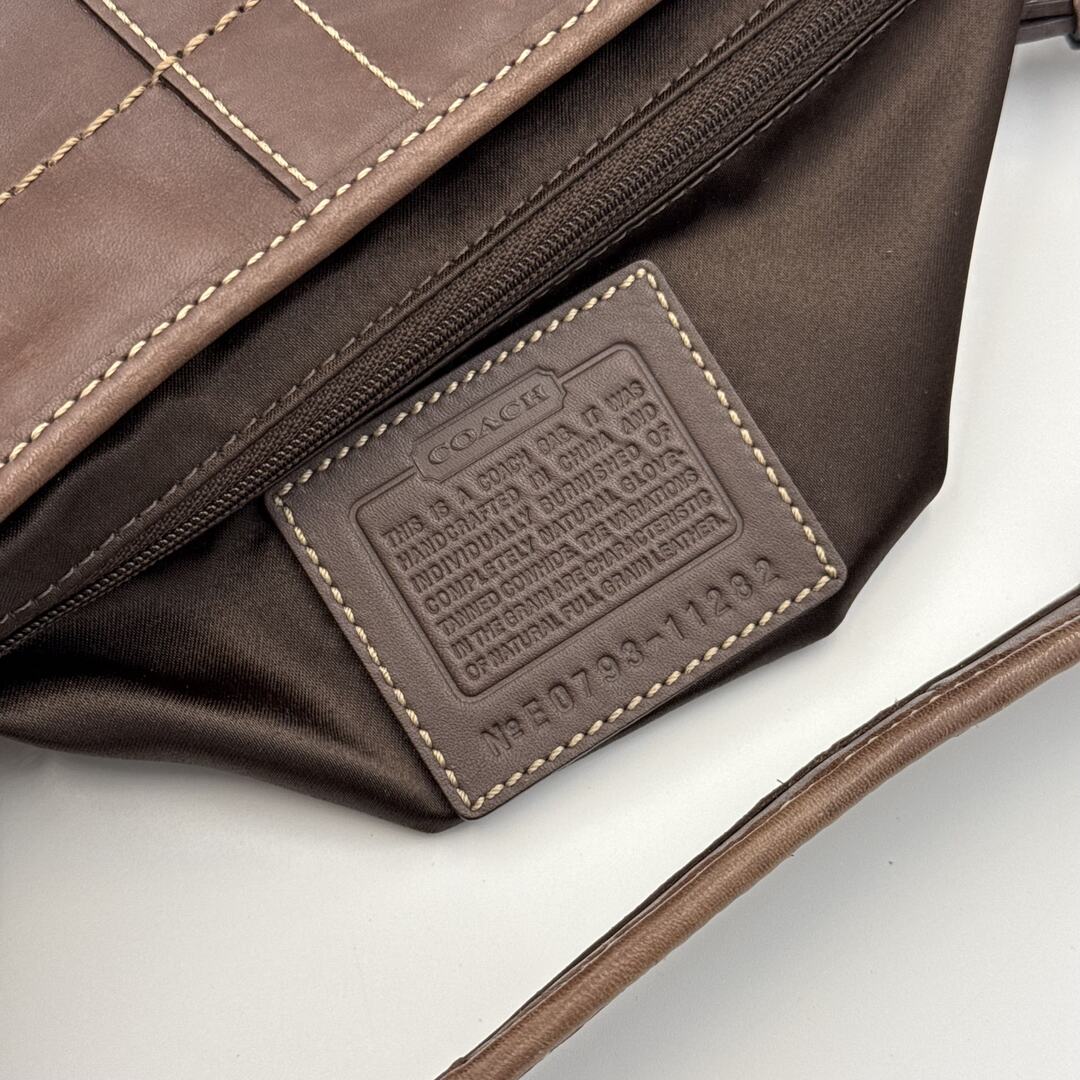 Coach Mini Hobo Leather Brown Shoulder Bag