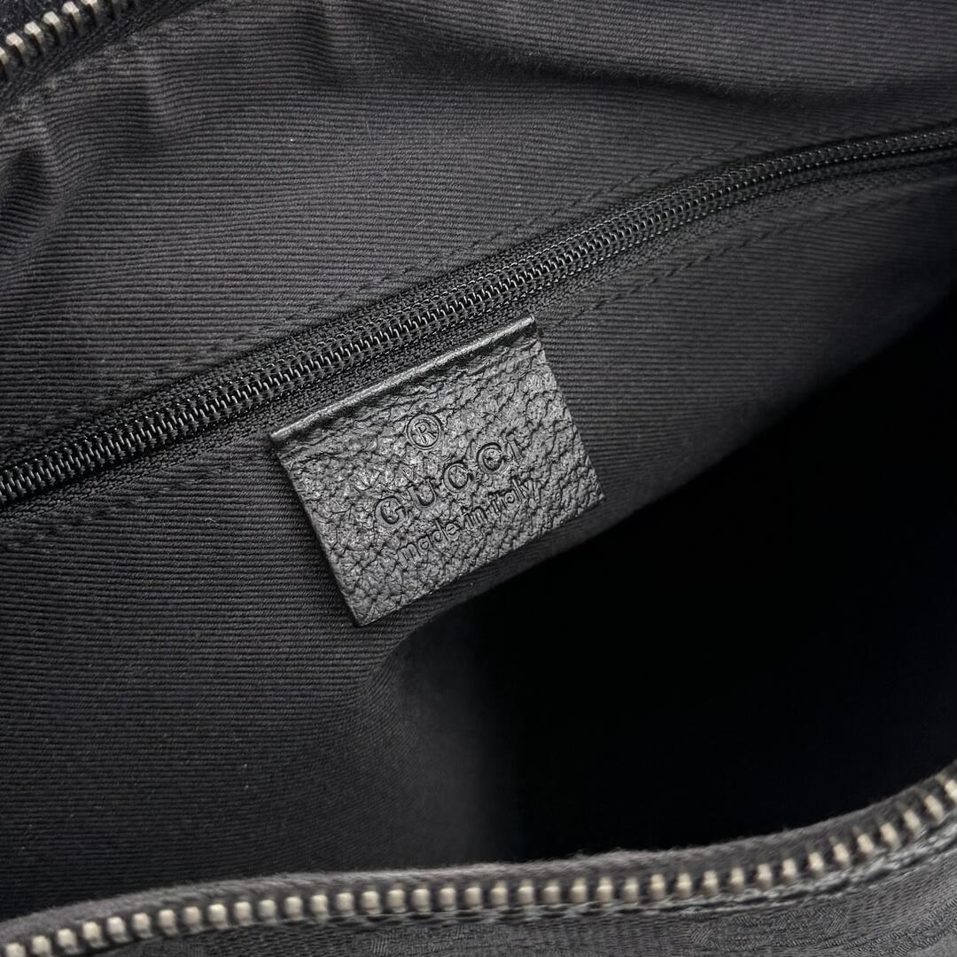 Gucci GG Canvas Black Shoulder Bag