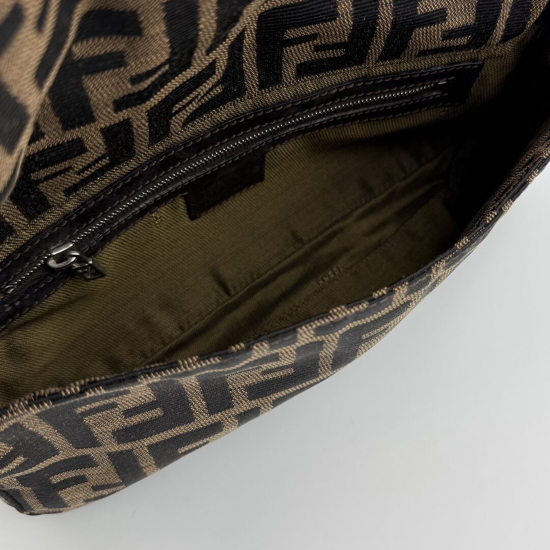 Fendi Mamma Baguette Zucca Shoulder Bag
