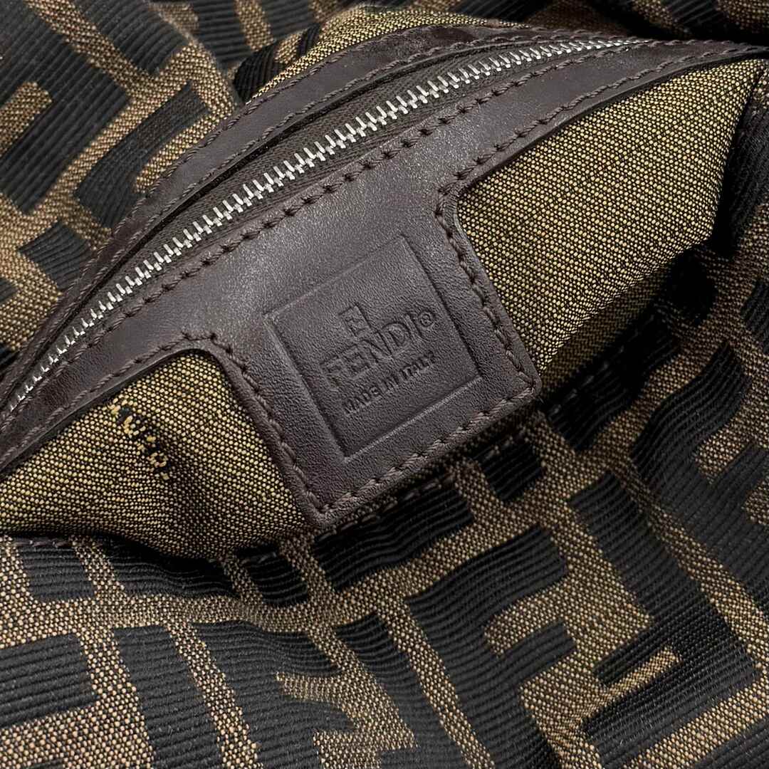 Fendi Mamma Baguette Zucca Shoulder Bag