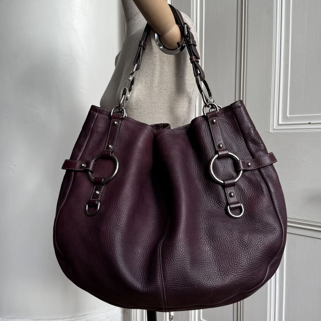Gucci Charlotte Leather Brown Shoulder Bag