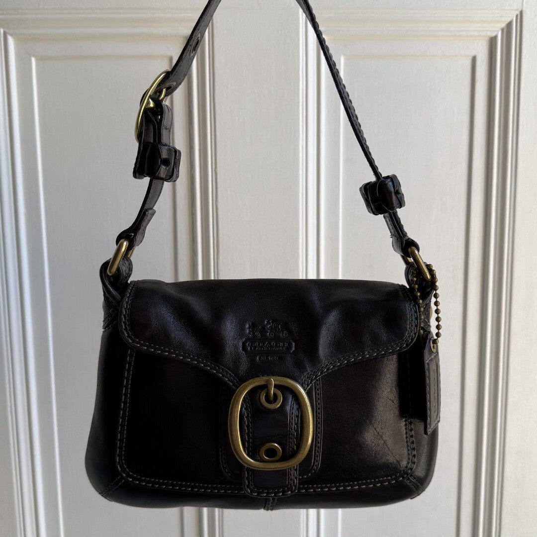 Coach 1941 Leather Black Shoulder Bag