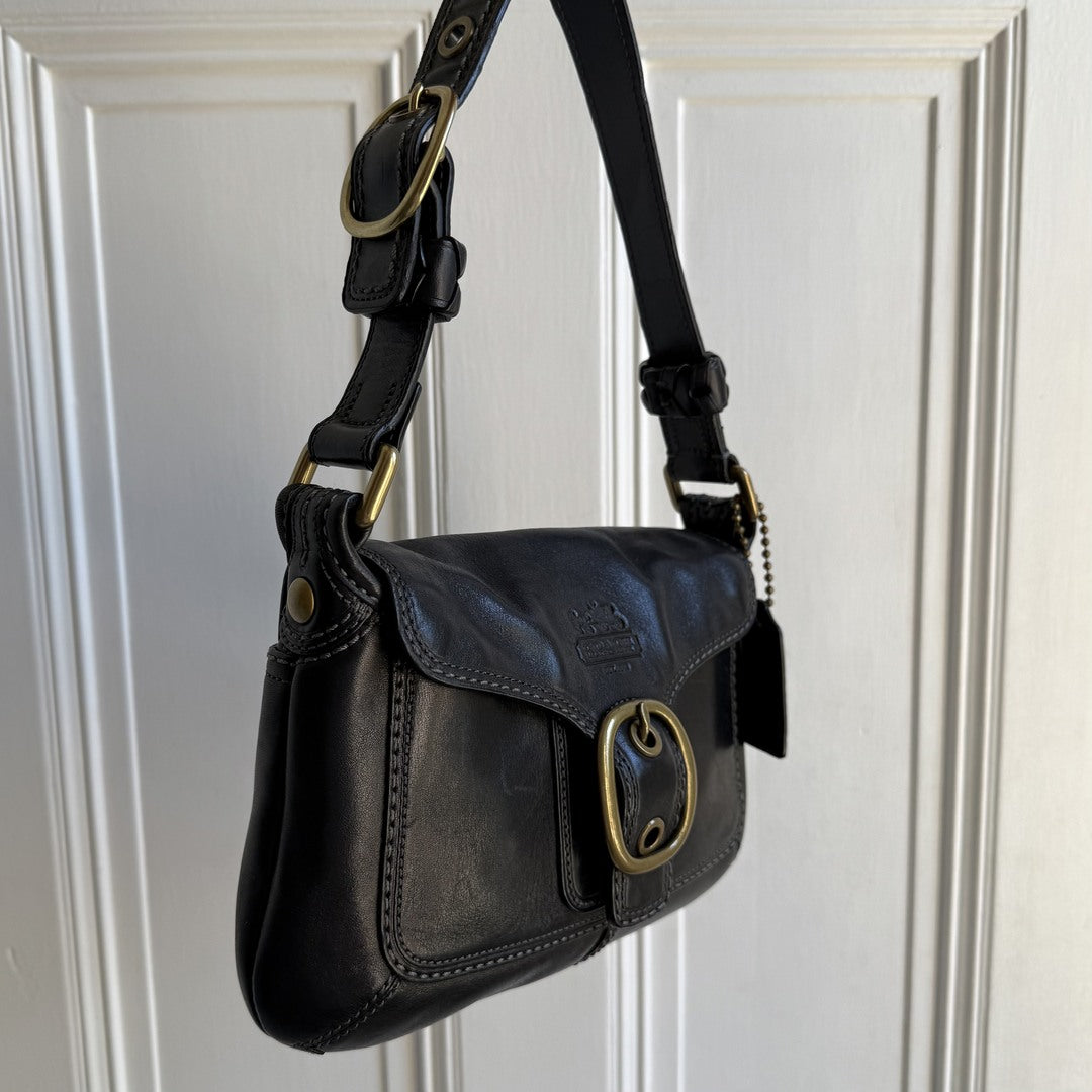 Coach 1941 Leather Black Shoulder Bag