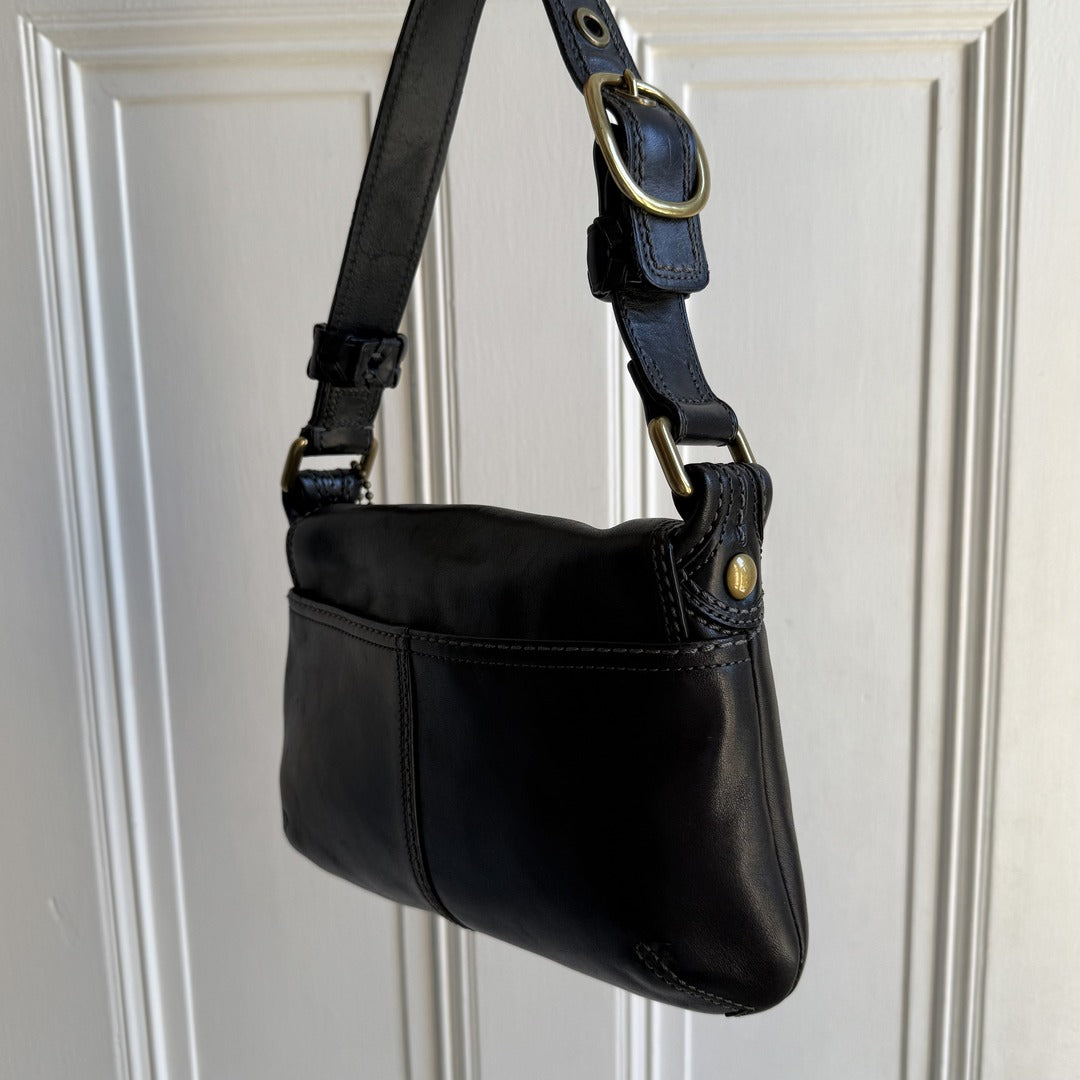 Coach 1941 Leather Black Shoulder Bag