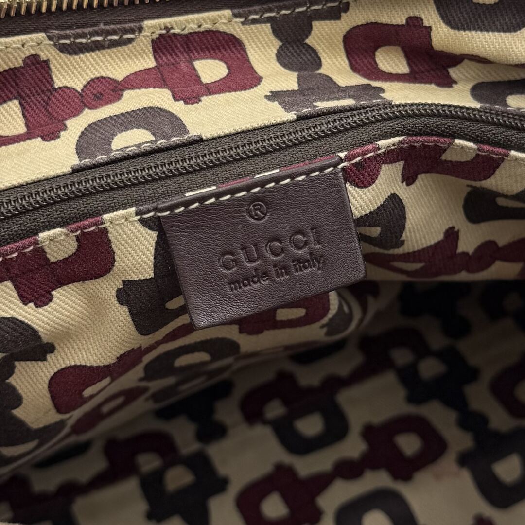 Gucci Guccissima Abbey Brown Shoulder Bag