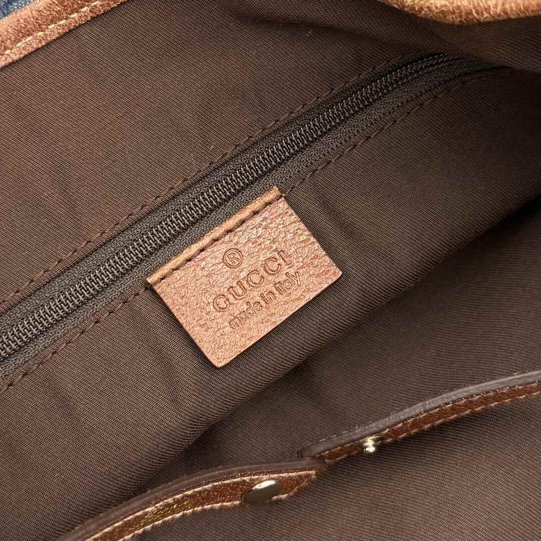 Gucci GG Denim Abbey Tote Bag
