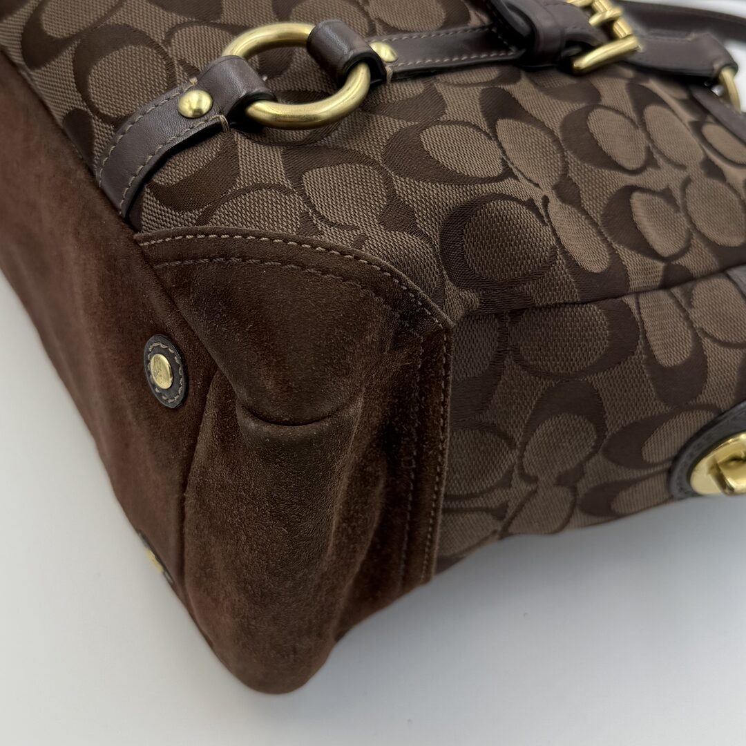 Coach Signature Brown Tote Bag