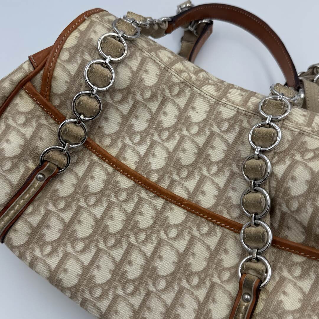 Dior Romantique Trotter Cream Shoulder Bag