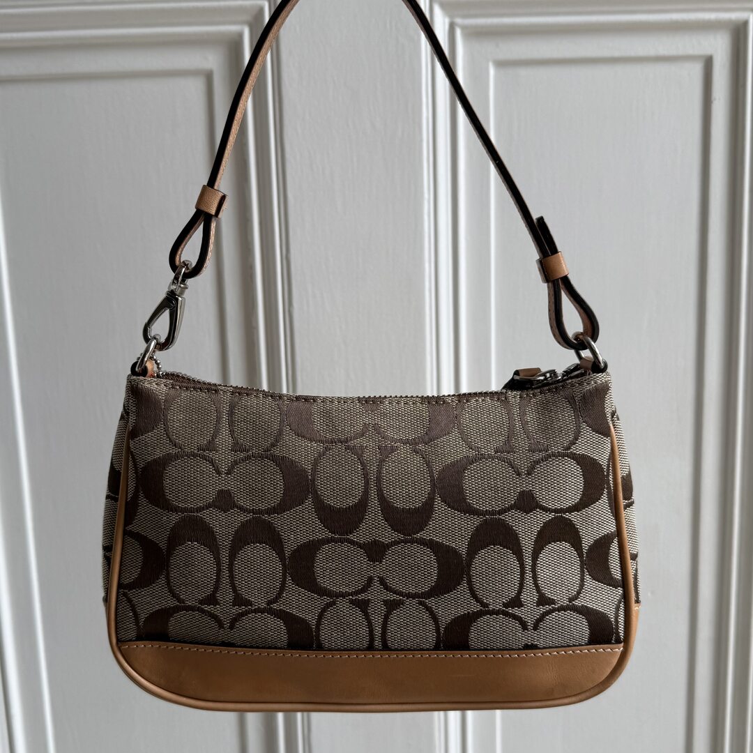 Coach Signature Demi Tan Shoulder Bag