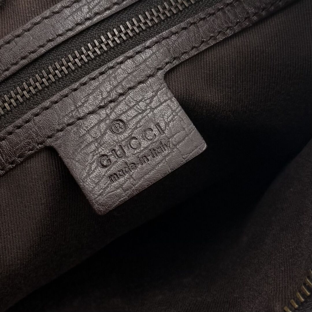 Gucci GG Canvas Horsebit Brown Shoulder Bag