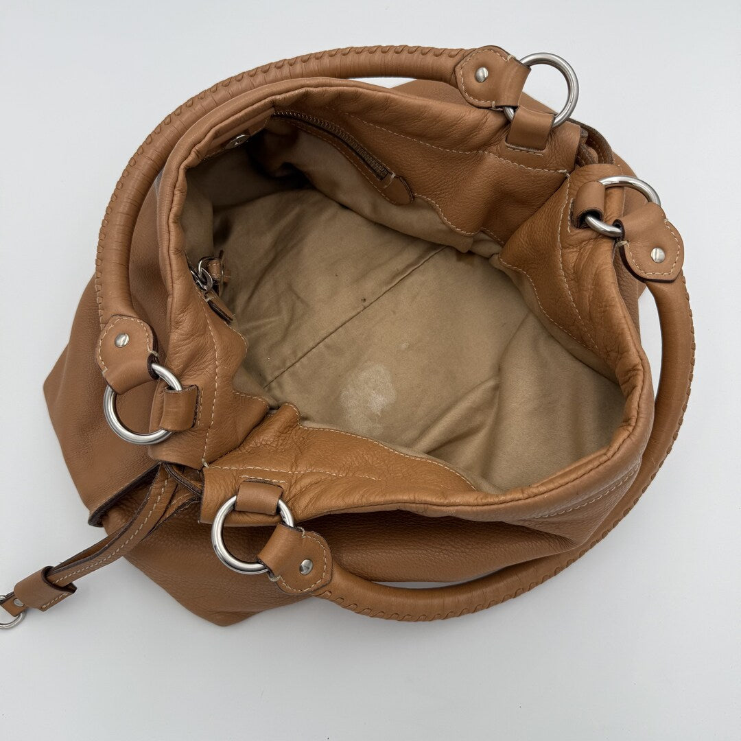 Rare Miu Miu Leather Brown Shoulder Bag