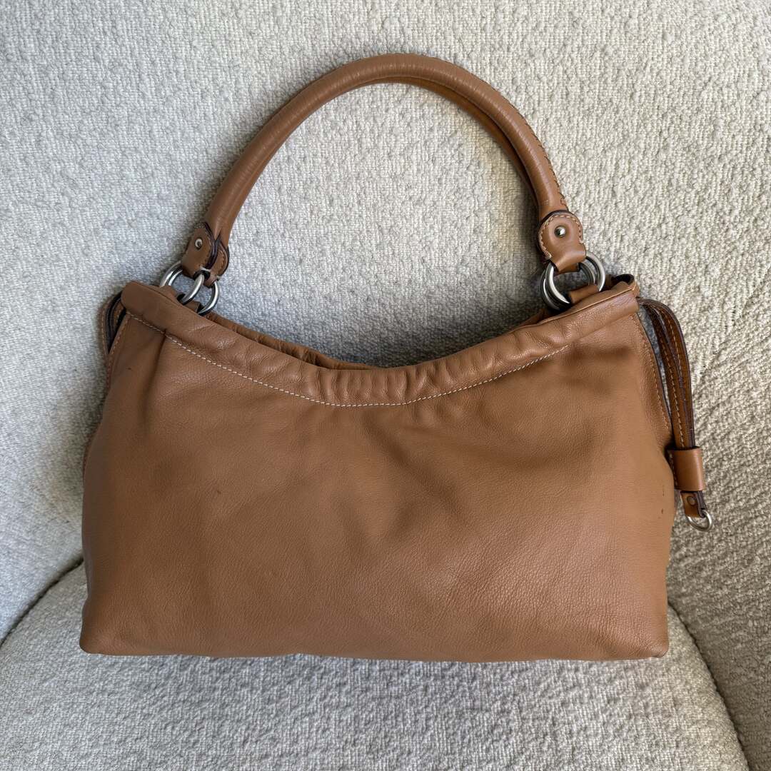Rare Miu Miu Leather Brown Shoulder Bag